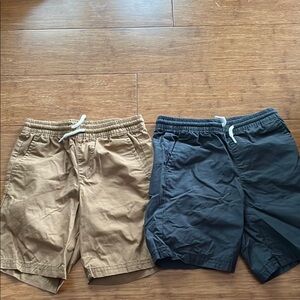 Old Navy Tan and Charcoal Casual Shorts Set